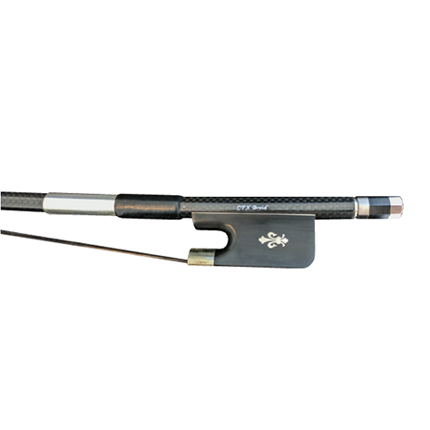 GVC CFX BRAIDED FRENCH BASS BOW – BLACK