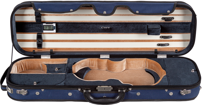 Howard Core CC535 - Two-Tone Violin Case - Black