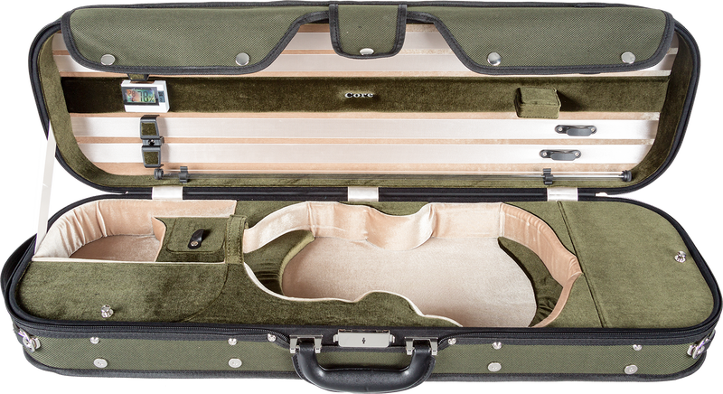 Howard Core CC535 - Two-Tone Violin Case - Black