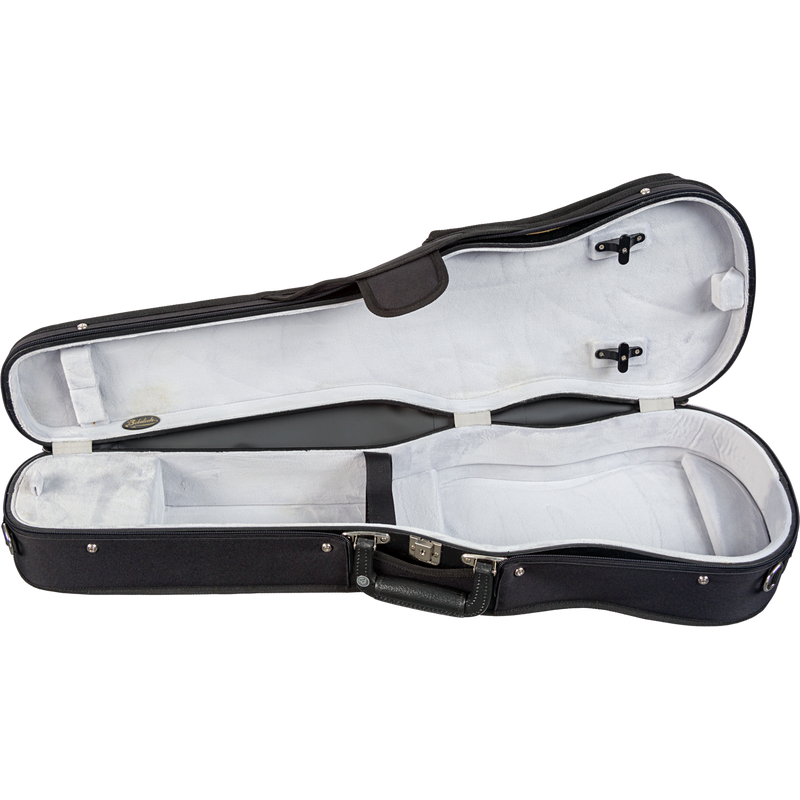 Bobelock 1007 Shaped Wood Shell Velour Violin Case - With Suspension
