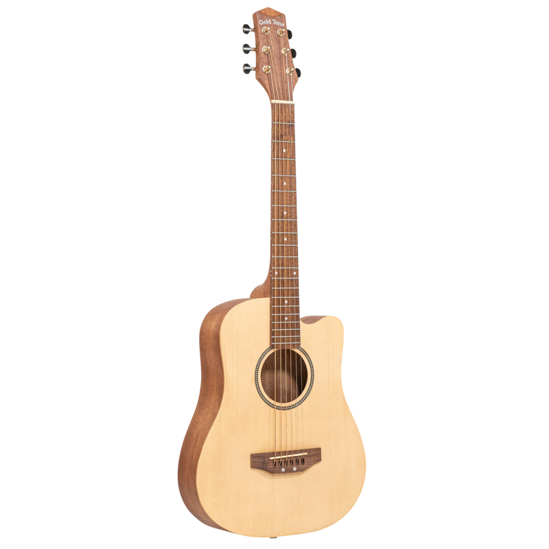 Gold Tone M-Guitar: Acoustic-Electric Micro-Guitar with Gig Bag
