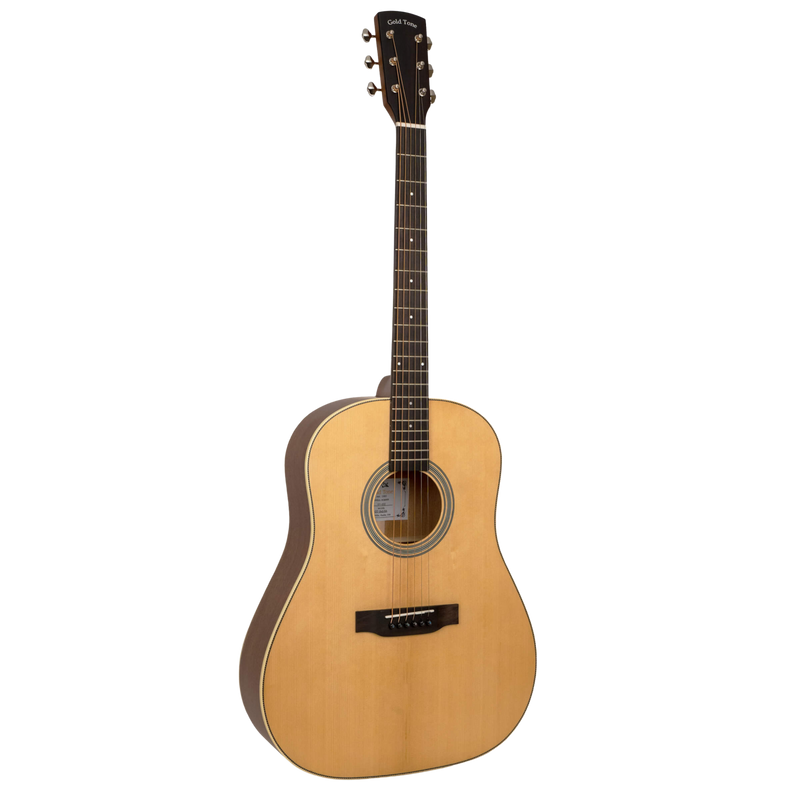 Gold Tone The Bell: Acoustic-Electric All Solid Wood Guitar with Bag - Satin Natural