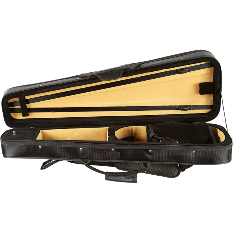 Howard Core CC492 - Shaped Violin Case, Two-tone Interior
