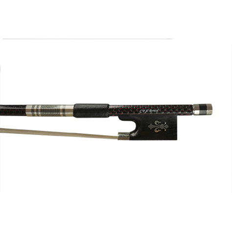 GVC CFX BRAIDED VIOLIN BOW – INFUSED RED
