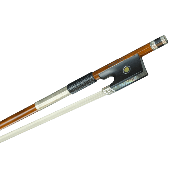 GVC H.LUGER MASTER VIOLIN BOW – CARVED STERLING