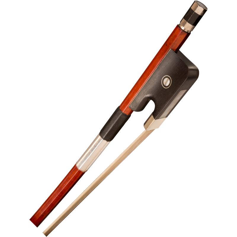 1085 Brazilwood Bass Bow – Silver Grip